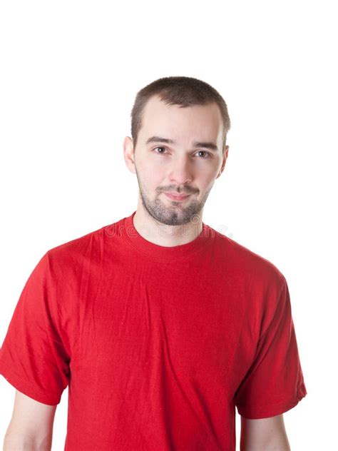 red shirted guy